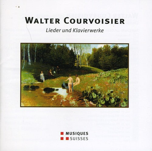 the album cover for W Courvoisier - Lieder Und Klavierwerke