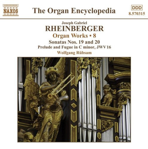 the album cover for J. RHEINBERGER - Organ Works 8