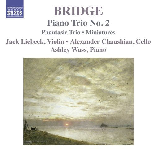 the album cover for Jack Liebeck - Piano Trio No. 2 / Phantasie Trio / Minatures