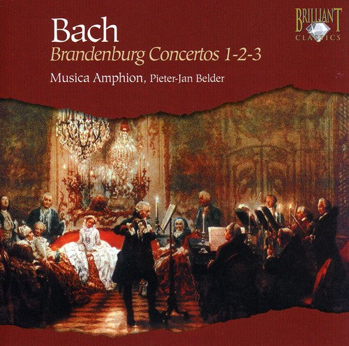Bach / Belder / Musica Amphion / Baudet - Brandenburg Concertos 1-2-3 - Music CD