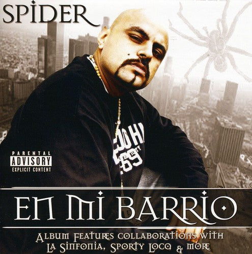 the album cover for Spider - En Mi Barrio