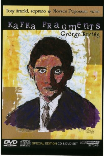the album cover for Movses Pogossian - Kafka Fragments