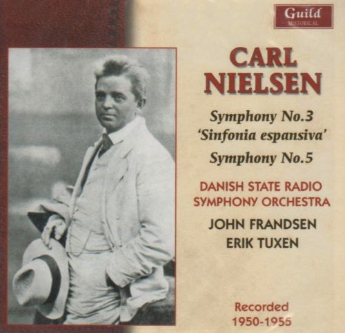 the album cover for Carl Nielsen - Symponies No 3 Op 27 No 5 Op 50