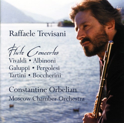 the album cover for Raffaele Trevisani - Albinoni/Pergolesi : Italian Flute Concertos