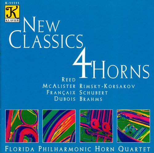 the album cover for Florida Philharmonic Horn Quartet - New Classics 4 Horns