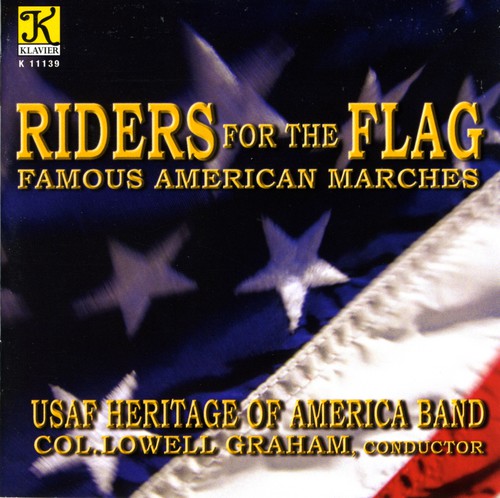 the album cover for Lowell Graham - Riders for the Flag