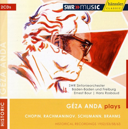 Anda,gaza / Swr Sym Orch Baden-baden / Rosbaud - Plays Chopin Rachmaninoff Schumann Brahms - Music CD