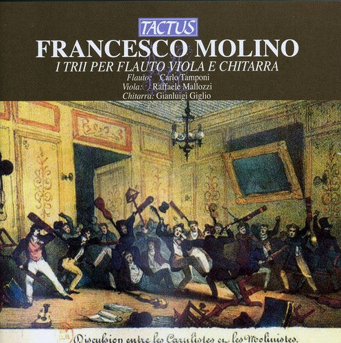 the album cover for Molino / Tamponi / Mallozzi / Giglio - Trios for Flute Viola & Guitar