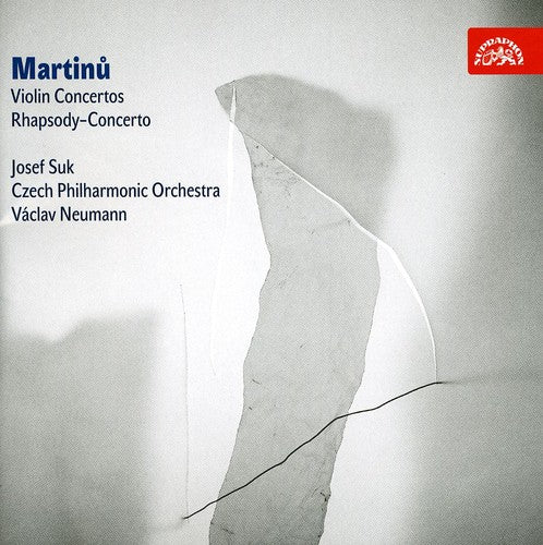the album cover for Czech Philharmonic Orchestra - Concerto for Violin & Orchestra 1 & 2