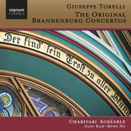 the album cover for Charivari Agréable - Original Brandenburg Concertos