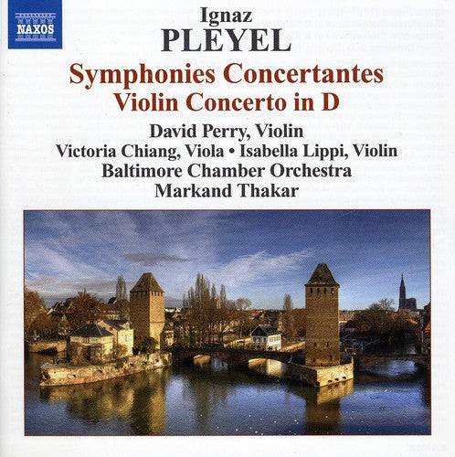 the album cover for David Perry - Symphonies Concertantes / Violin Concerto in D