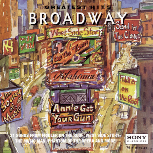 the album cover for Greatest Hits Broadway / Various - Greatest Hits: Broadway / Various