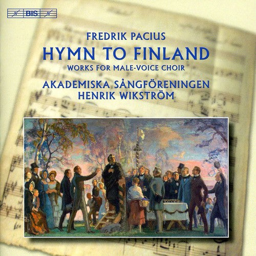 the album cover for Henrik Wikström - Hymn to Finland: Works for Male Voice Choir