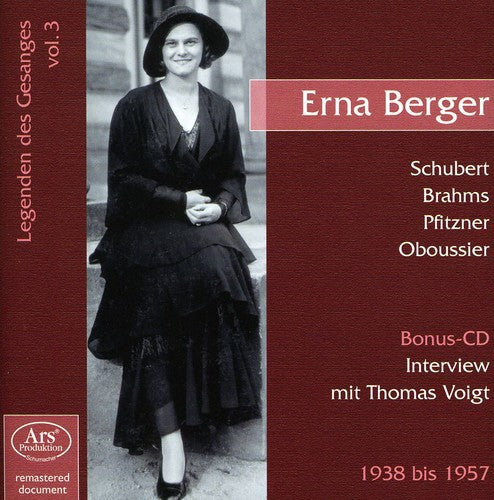 Schubert / Brahms / Schumann / Erna - Lieder & Arias 3 - Music CD