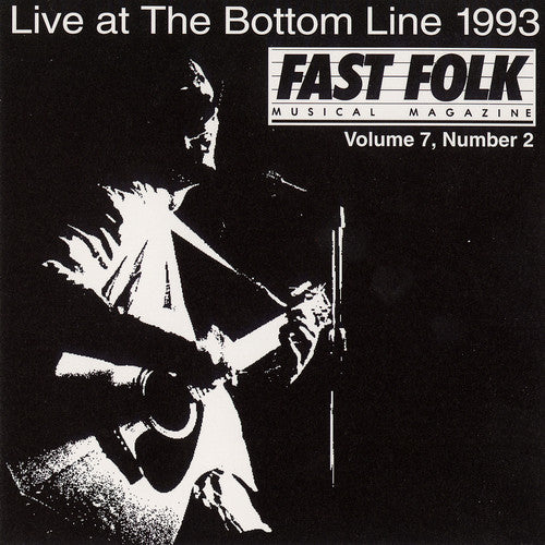 the album cover for Various Artists - Fast Folk Musical Magazine (2) Live at 7 / Various