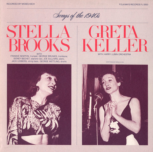 the album cover for Brooks/Keller - Diverse Songs and Moods of the 1940's