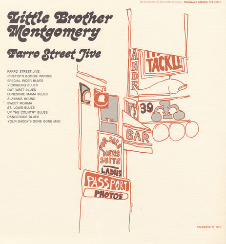 the album cover for Little Brother Montgomery - Farro Street Jive