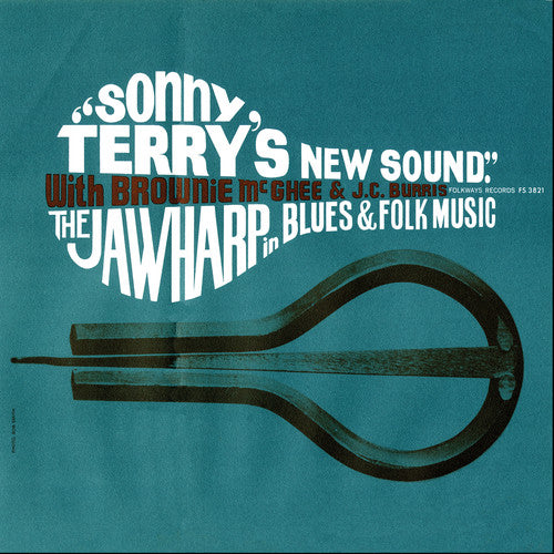 the album cover for Sonny Terry - Sonny Terry's New Sound: Jawharp in Blues & Folk