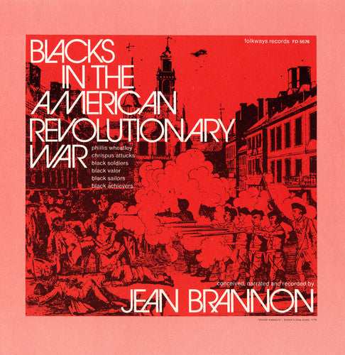 the album cover for Jean Brannon M - Blacks in the American Revolutionary War