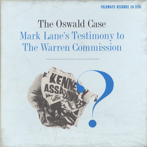 Lane,mark - Oswald Case: Mark Lane's Testimony - Music CD