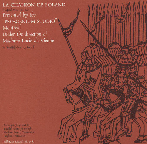 the album cover for La Chanson De Roland - La Chanson de Roland / Various