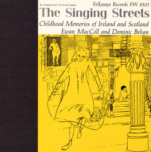 the album cover for Maccoll/Behan - The Singing Streets: Childhood Memories