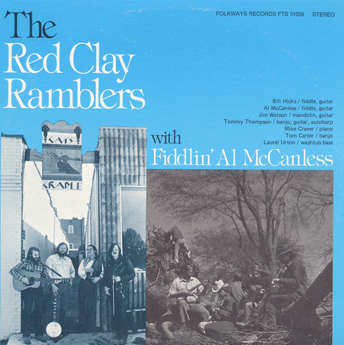 the album cover for Red Clay Ramblers With Fiddlin Al Mccanless - Red Clay Ramblers with Fiddlin' Al McCanless