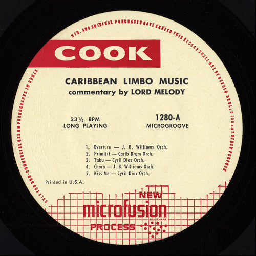 the album cover for Lord Melody - Caribbean Limbo Music