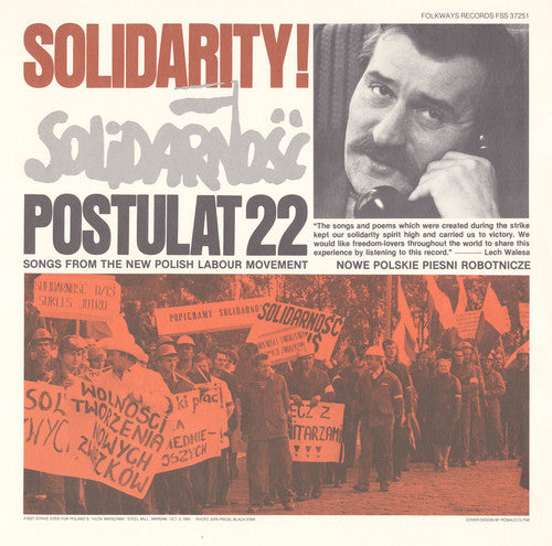 the album cover for Solidarity!-Postulat 22 Songs From The New Polish - Solidarity / Various