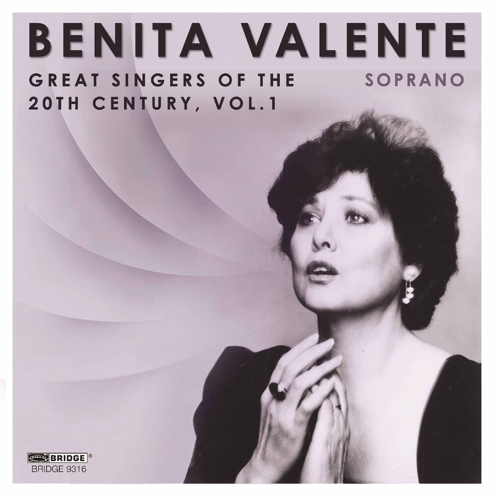 the album cover for Benita Valente - Great Singers of the 20th Century 1 / Various