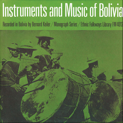 the album cover for Instruments & Music Of Indians Of Bolivia - Indians of Bolivia / Various