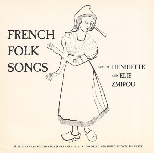 the album cover for Henriette Zmirou & Elie - French Folk Songs
