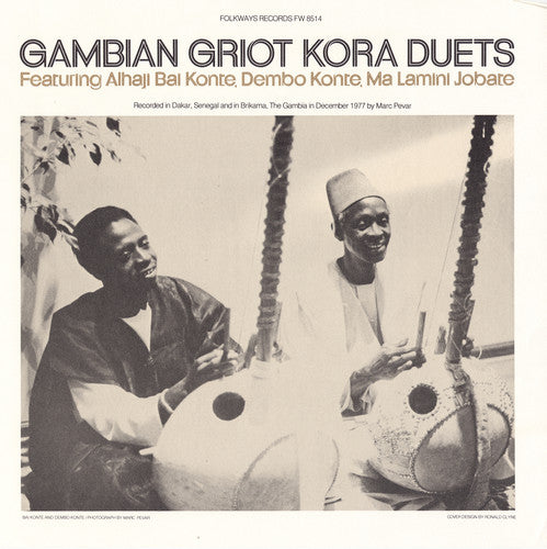 the album cover for Dembo Konte - Gambian Griot Kora Duets