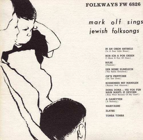 the album cover for Mark Olf - Jewish Folksongs, Vol. 1