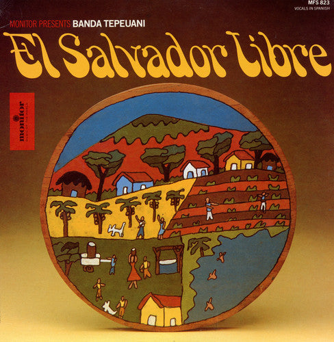 the album cover for Banda Tepeuani - El Salvador Libre