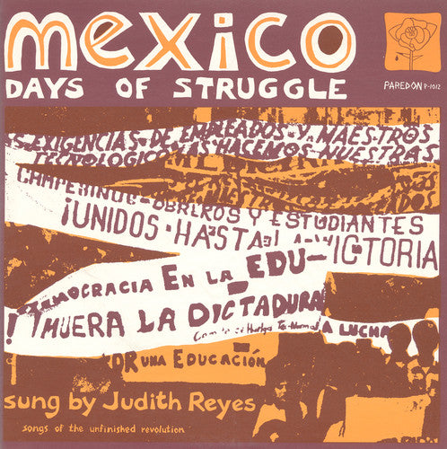 the album cover for Judith Reyes - Mexico: Days of Struggle