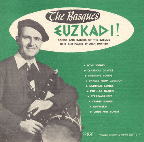 Onatibia,juan - Songs And Dances Of The Basque (euzkadi) - Music CD