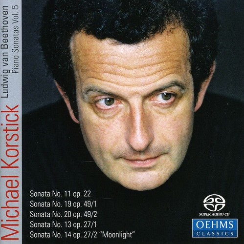 the album cover for L.V. Beethoven - Piano Sonatas 5