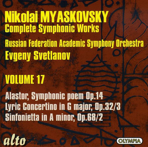 Myaskovsky / Svetlanov - Alastor Sym Poem / Lyric Concertino / Sinfonietta - Music CD