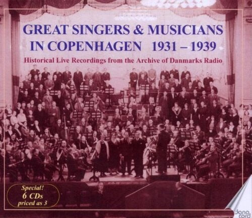 Beethoven / Wagner / Mozart - Great Singers & Musicians In Copenhagen 1931-1939 - Music CD