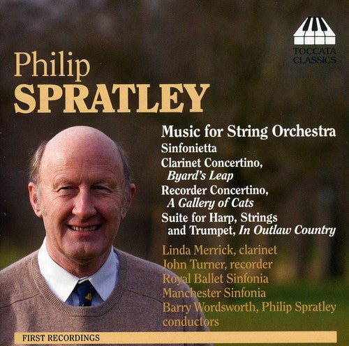 the album cover for Philip Spratley - Music for String Orchestra