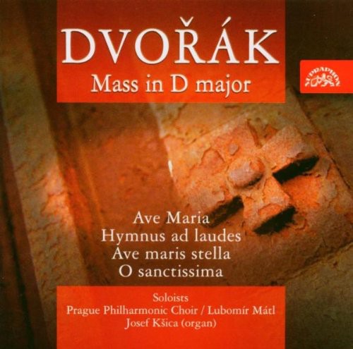 the album cover for Prague Philharmonic Choir - Mass in D Major / Ave Maria / Hymnus Ad Laudes