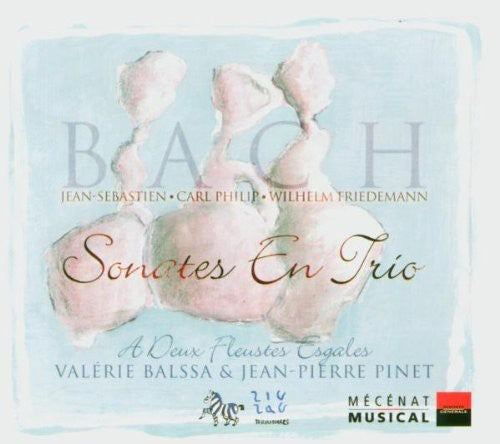 the album cover for J Bach S / Pinet / Balssa - Sonates en Trio