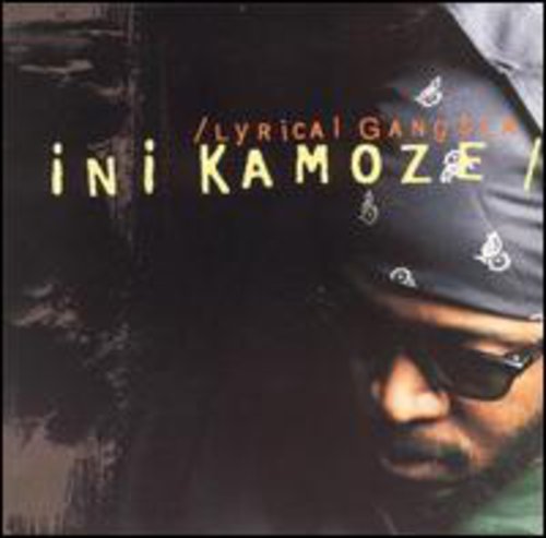 the album cover for Ini Kamoze - Lyrical Gangsta