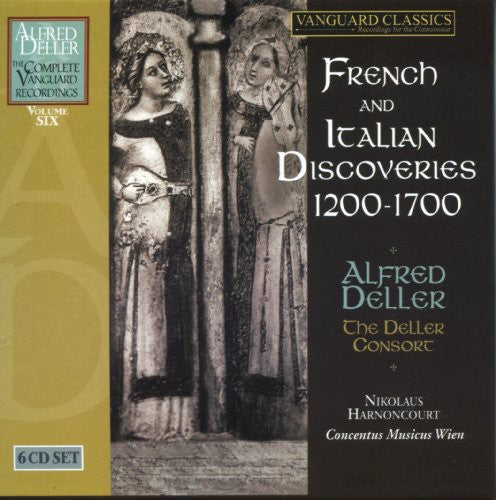 the album cover for Alfed Deller & The Deller Consort - French & Italian Discoveries 1200-1700: 7