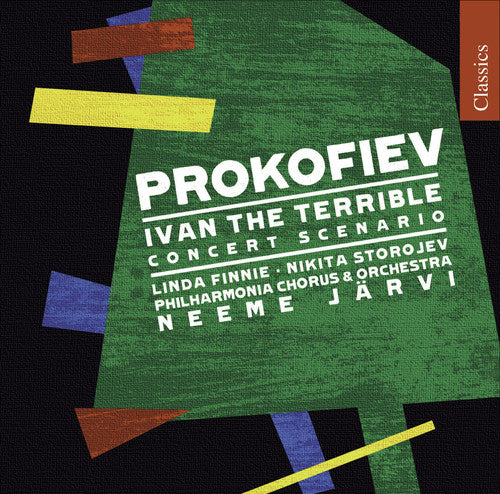 the album cover for Neeme Järvi - Ivan the Terrible: Concerto Scenario