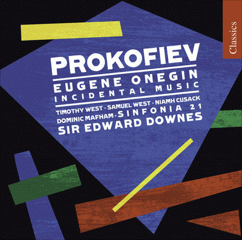 Prokofiev / West,timothy / West,samuel / Cusack - Eugene Onegin Op 71 - Music CD