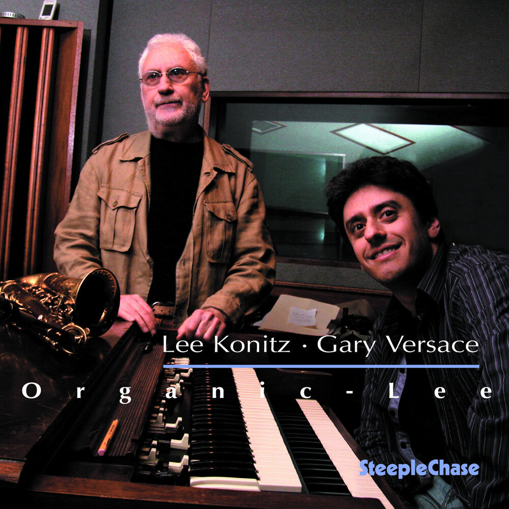 the album cover for Lee Konitz & Gary Versace - Organic Lee