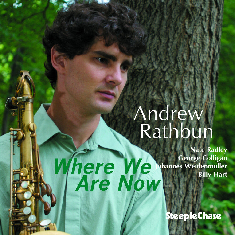the album cover for Andrew Rathbun - Where We Are Now