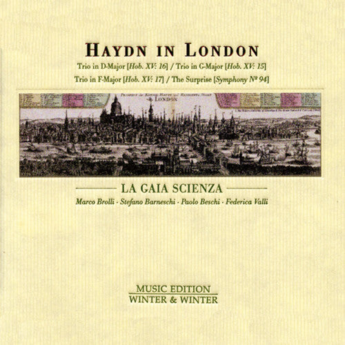 the album cover for La Gaia Scienza - Haydn in London